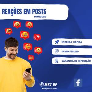 Reações em Posts no Facebook