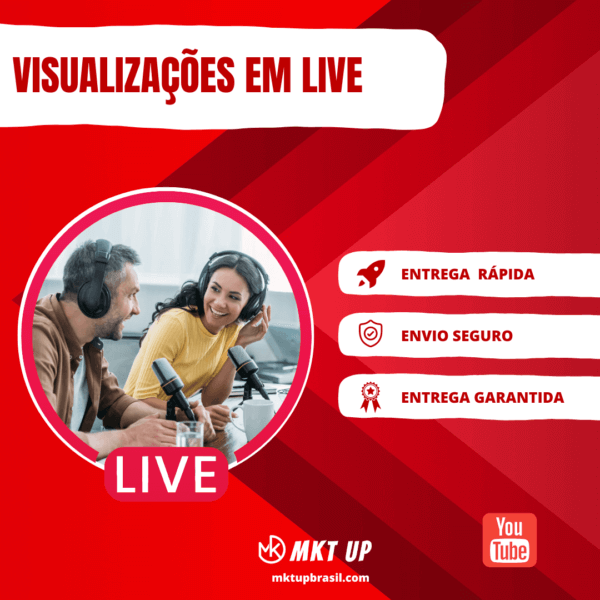 Visualizações em Live no Youtube