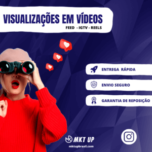 Visualizações em Videos Instagram - Reels - IGTV e FEED