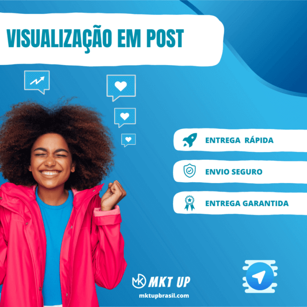 Visualizações em Post Telegram